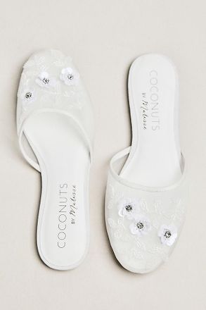 Matisse Footwear Maven Beaded Mesh Mule Flats