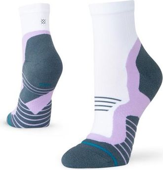 Stance Pace Light Quarter Multifunktionssocken f&uuml;r Damen | wei&szlig;