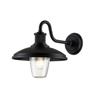Netlighting Kichler Allenbury Outdoor Dome Wall Lamp Textured Black IP44