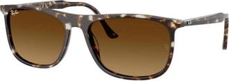 Ray-Ban Stijlvolle Unisex Zonnebril Model - Heren - Zonnebrillen - Geel - 58 MM - Accessoires