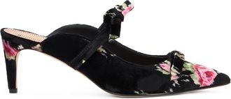 Red Valentino Heeled Mules, female, Black, Size: 7 US Heeled Mules