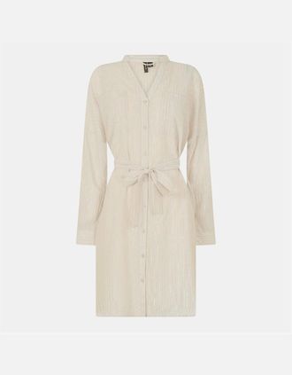 Vero Moda Womens Ines Shirt Drss - Tan - Size: 10