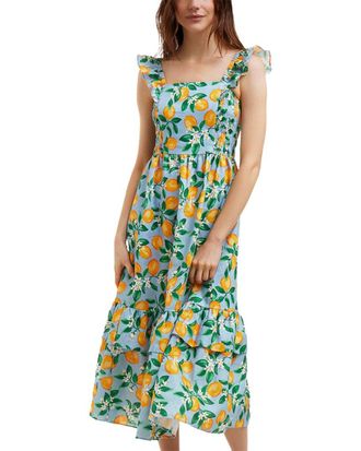 Draper James Carrie Linen Midi Dress