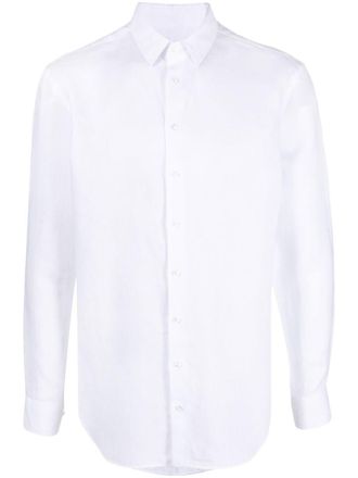 Giorgio Armani Regular Fit Linen Shirt Clothing