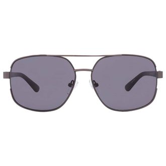 Guess Smoke Rectangular Mens Sunglasses GF0227 08A 59