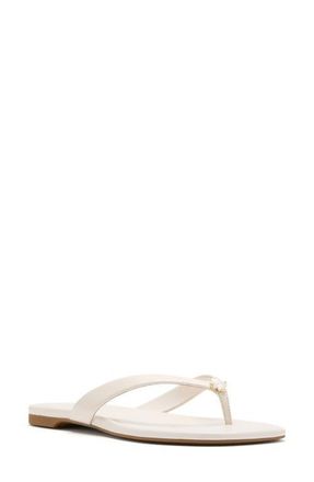 Kate Spade New York Flower Flip Flop in Cream at Nordstrom, Size 6.5