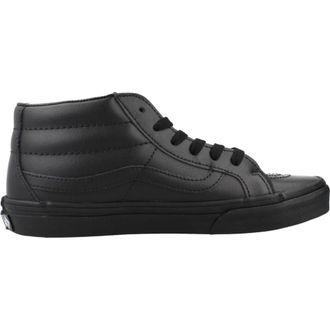 Vans Klassieke Mid-Top Sneakers voor Vrouwen - Dames - Sneakers - Zwart - 38 EU - Schoenen