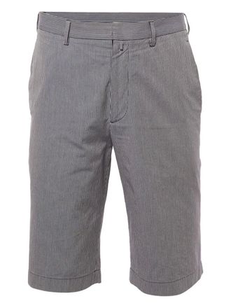 Jil Sander pinstripe chino shorts - Black