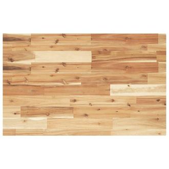 vidaXL Encimera Tocador Ba&ntilde;o Madera Acacia Acabado Aceite 80x50x4 Cm Vidaxl