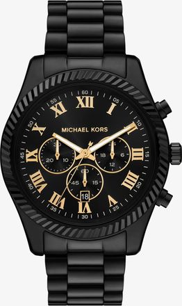 Michael Kors Oversized Lexington Black-Tone Watch