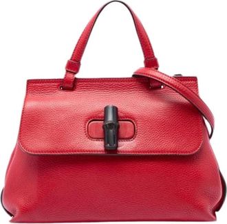 Gucci Pre-owned The Daily Satchel - - Pre-owned - Donna - Rosso - ONE SIZE