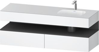 Duravit Qatego Lavabo Encastrado Con Base De Lavabo Consola, - Duravit