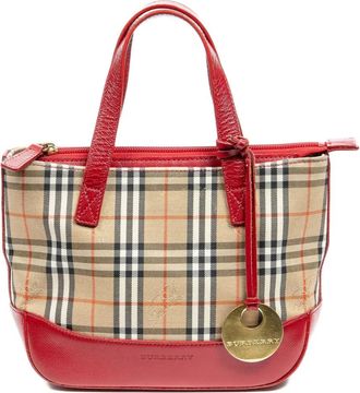 Burberry Borsa tote a quadri - Toni neutri