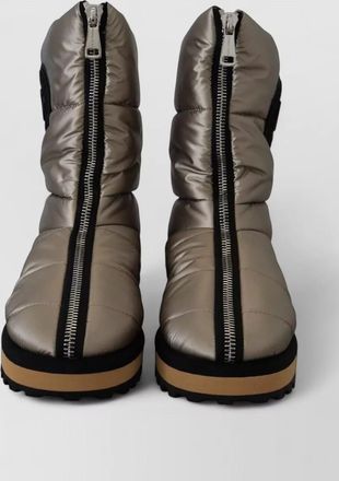 Dolce & Gabbana quilted padded mid-calf boots