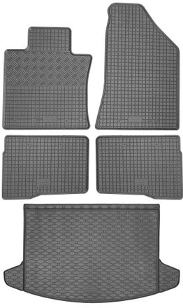 OEM Juego De Alfombrillas De Goma Para Coche Y Alfombrilla Para Maletero Para El Suv Ssangyong Korando (a Partir De 2019)