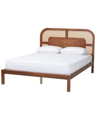 Baxton Studio Raewyn Wood Queen Platform Bed
