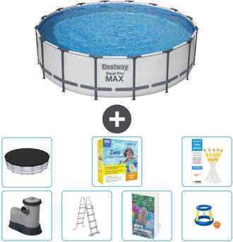 Bestway Piscina Bestway Steel Pro Max Redonda - 488x122 Cm - 8-piezas S529