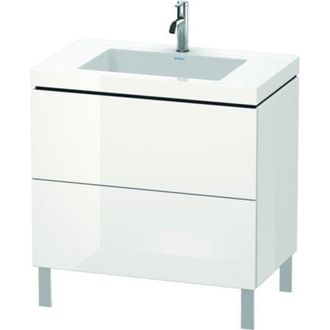 Duravit Duravit - Lavamanos Para Muebles L-cube C-bonded Con Base De Pie