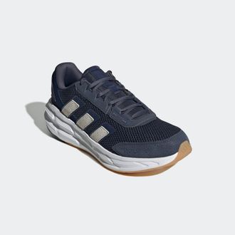 adidas Sneaker ADIDAS SPORTSWEAR ASTRASTAR, Herren, Gr. 43, blau (shadow navy, wonder aluminium, dunkelblau), Leder, Synthetik, Textil, Schuhe Sneaker