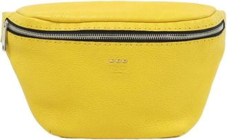 Fendi Yellow Leather Fanny Pack (Pre-Owned)