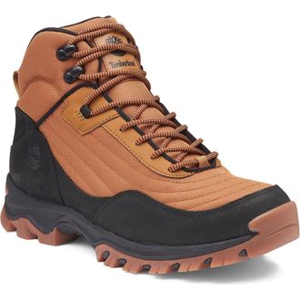 Timberland Mt. Maddsen Waterproof Hiking Boot in Wheat Mesh at Nordstrom, Size 9