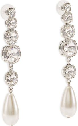 Lelet NY Athena Linear Drop Earrings in Pearl at Nordstrom