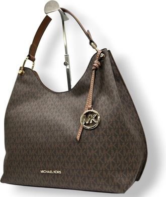 Michael Kors Brown Pvc Leather Shoulder Bag Tote Bag (Pre-Owned)