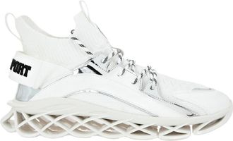 Plein Sport Runner Tiger - unisex - Hardloopschoenen - Wit - 41 EU - Polyester - Fitness