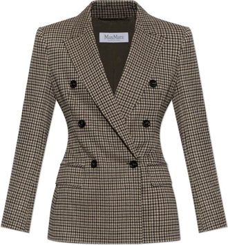 Max Mara Eccelso Blazer - Dames - Blazers - Beige - XS - Wol - Jassen