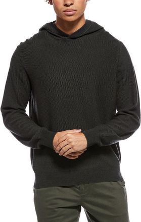 Vince Geo Jacquard Wool & Cashmere-Blend Hoodie