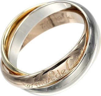 Cartier Yellow Gold (18K) Pink Gold (18K) White Gold (18K) Band Ring (Pre-Owned)