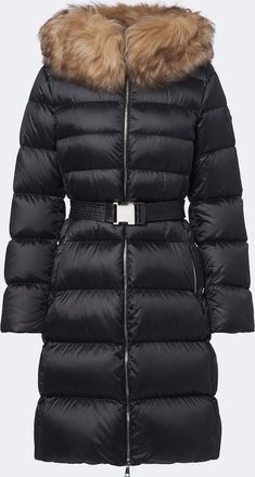 Moncler Leersies shearling-trimmed down coat