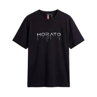 Antony Morato T-Shirts, male, Black, Size: XL Logo Print T-Shirt