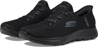 Skechers Hands Free Slip-Ins Summits Girls Night Womens Shoes Black : 5.5 B - Medium