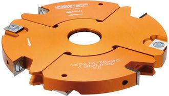 CMT Orange tools 694.021.35 set 2 teste x canali laterali regolabili hw D=150X14-28X35 - CMT