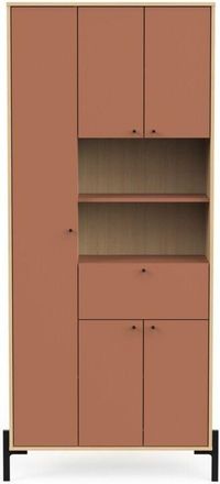 Demeyere Demeyere - Armario de 4 puertas y 1 cajón con espejo H201,5 cm - elisa