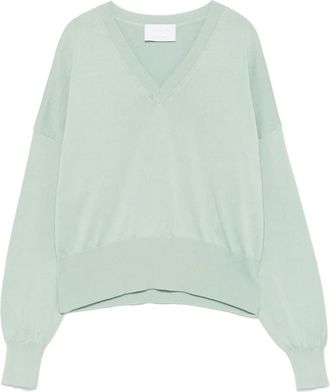 Daniele Fiesoli Top in maglia fine - Verde