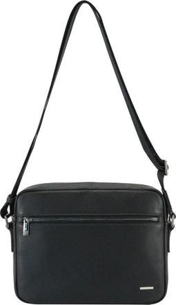 Pourchet Chris Crossbody Bag - Heren - Schoudertassen - Zwart - ONE Size - Leer - Tassen