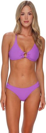 Sunsets Carrie Crossback Bikini Swimsuit Top in Berry Burst at Nordstrom, Size Xx-Large