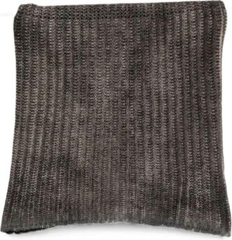 Avant Toi Hand Painted Cashmere Scarf 185x 90 - Heren - Wintersjaals - Grijs - ONE Size - Kasjmier - Accessoires