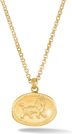Dower & Hall Mens Inspiring Lion Talisman Necklace