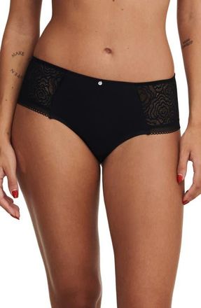 Chantelle C Jolie Hipster Briefs in Black at Nordstrom, Size X-Large