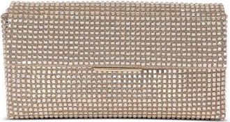 Badgley Mischka Jayden Crystal Envelope in Gold at Nordstrom, Size Small
