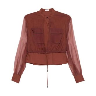 Brunello Cucinelli Donna, Camicette, Marrone, S, new