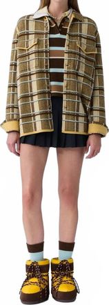 Guest In Residence Plaid Work Shirt In Sole Combo