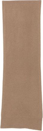 Joseph Fine-knit Ribbed-trim Scarf