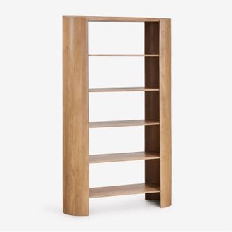 Sklum Sklum - Estantería 110x190 cm de 6 baldas en madera de mango Sidney