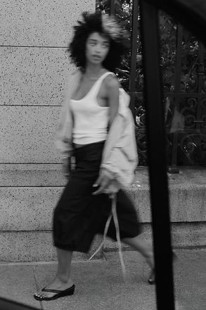 Pilcro Sunsette Ribbed Strappy Tank Top