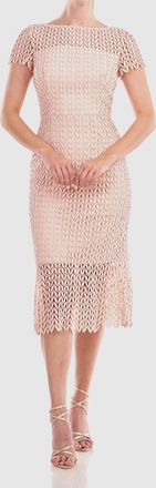 Kay Unger Tatum Dress In Soft Blush