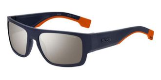 BOSS Boss 1498/S LOX/ZV Mens Sunglasses Blue Size 58